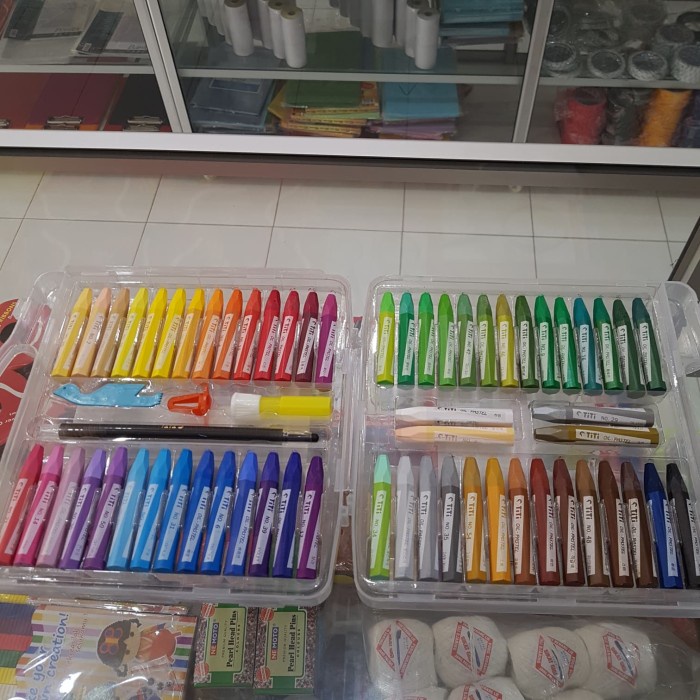 

PASTEL-DRY-OIL- KRAYON TITI 55 WARNA / CRAYON / OIL PASTEL / TI-P-55S -OIL-DRY-PASTEL.
