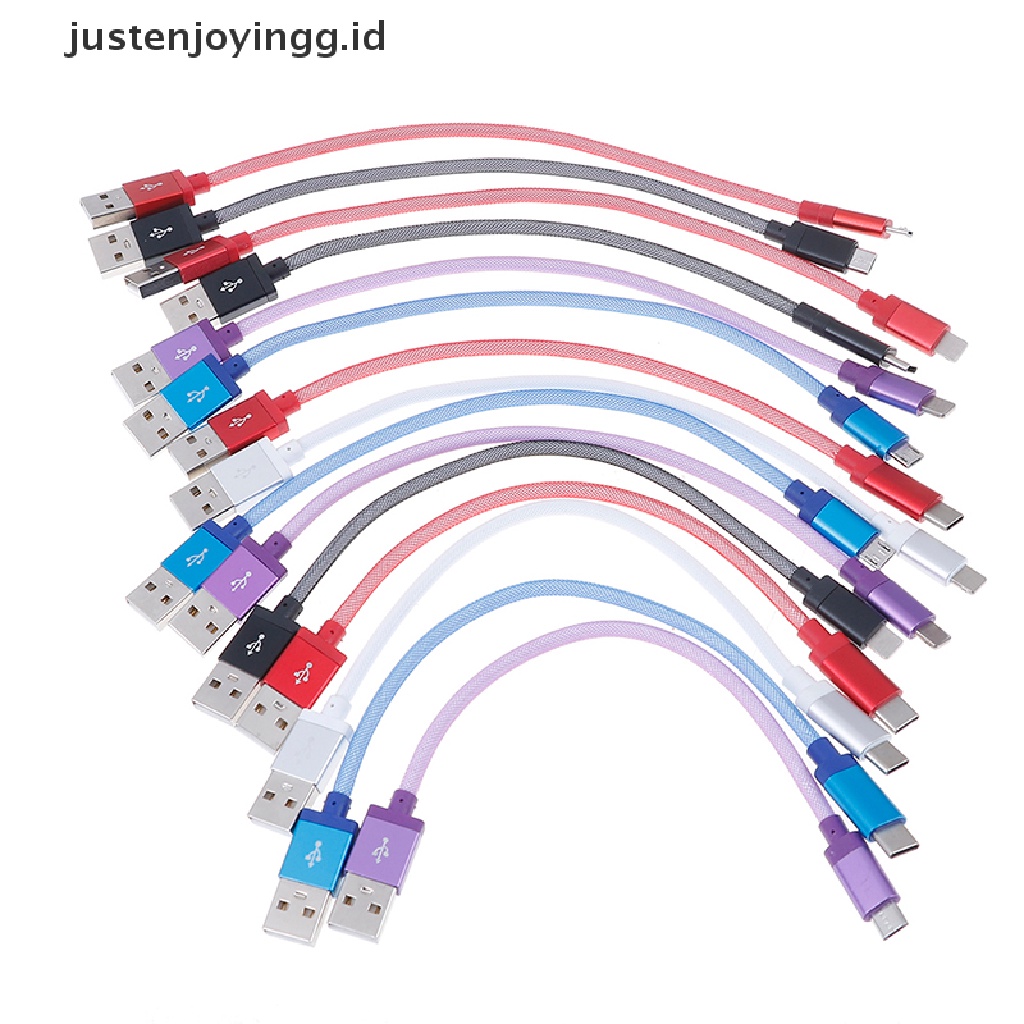 Justenjoyingg.id Kabel data / charger micro USB / type c / lightning Model Kepang