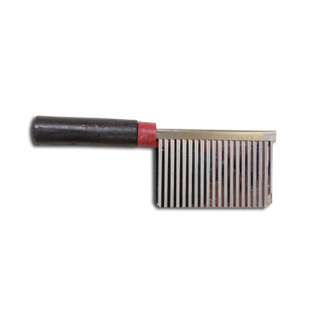 Pisau Pemotong Kentang Bentuk Gelombang Bahan Stainless Steel Pisau Acar