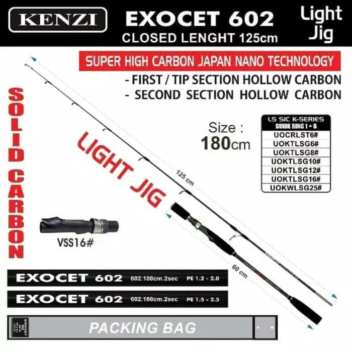 New Sale Joran Kenzi Exocet Pe 1.5 - 2.5