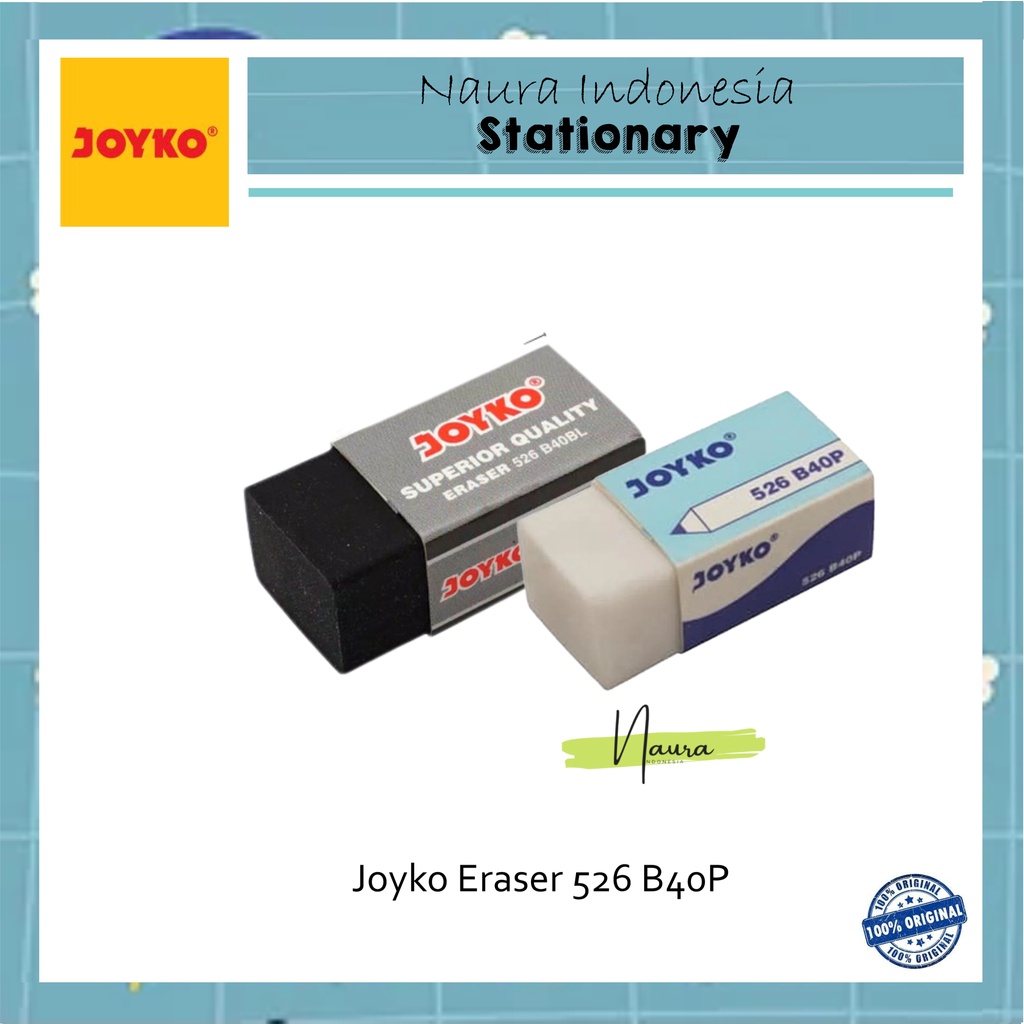 

Penghapus Joyko ER-105 | Eraser Joyko ER-105 | Black & White