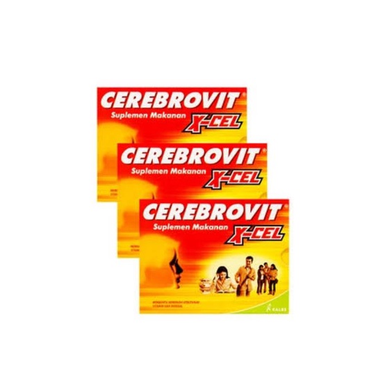 Cerebrovit X-cel / Multivitamin dan Mineral / Suplemen Kesehatan