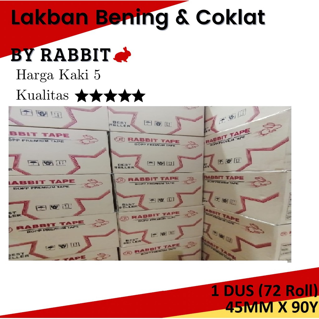 

Lakban 2inch 45mm x 90Yard / Kualitas Lakban Daimaru 2 inch 45 mm x 90 Yard (harga 1dus)