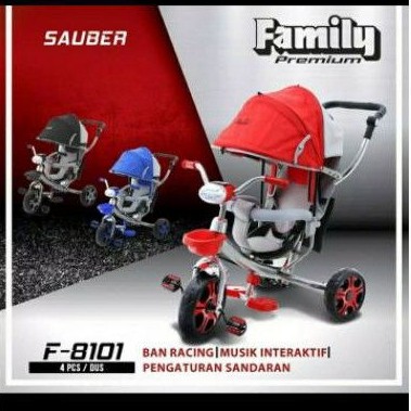 Sepeda Roda Tiga Tricycle Family F-8101