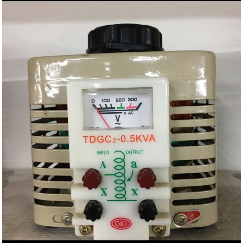 Slide Regulator OKI 500 Wat TDGC2-0,5KVA