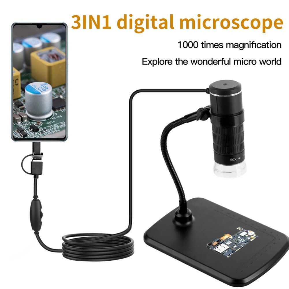 Mikroskop Digital USB Android HD 1000x Magnification D1