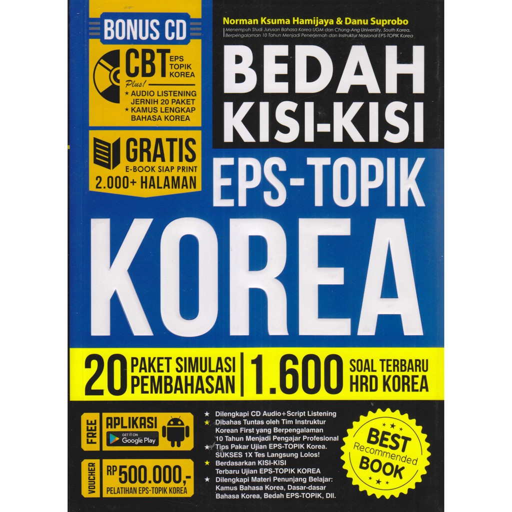 Contoh Soal Ujian Bahasa Korea Cbt Eps Topik