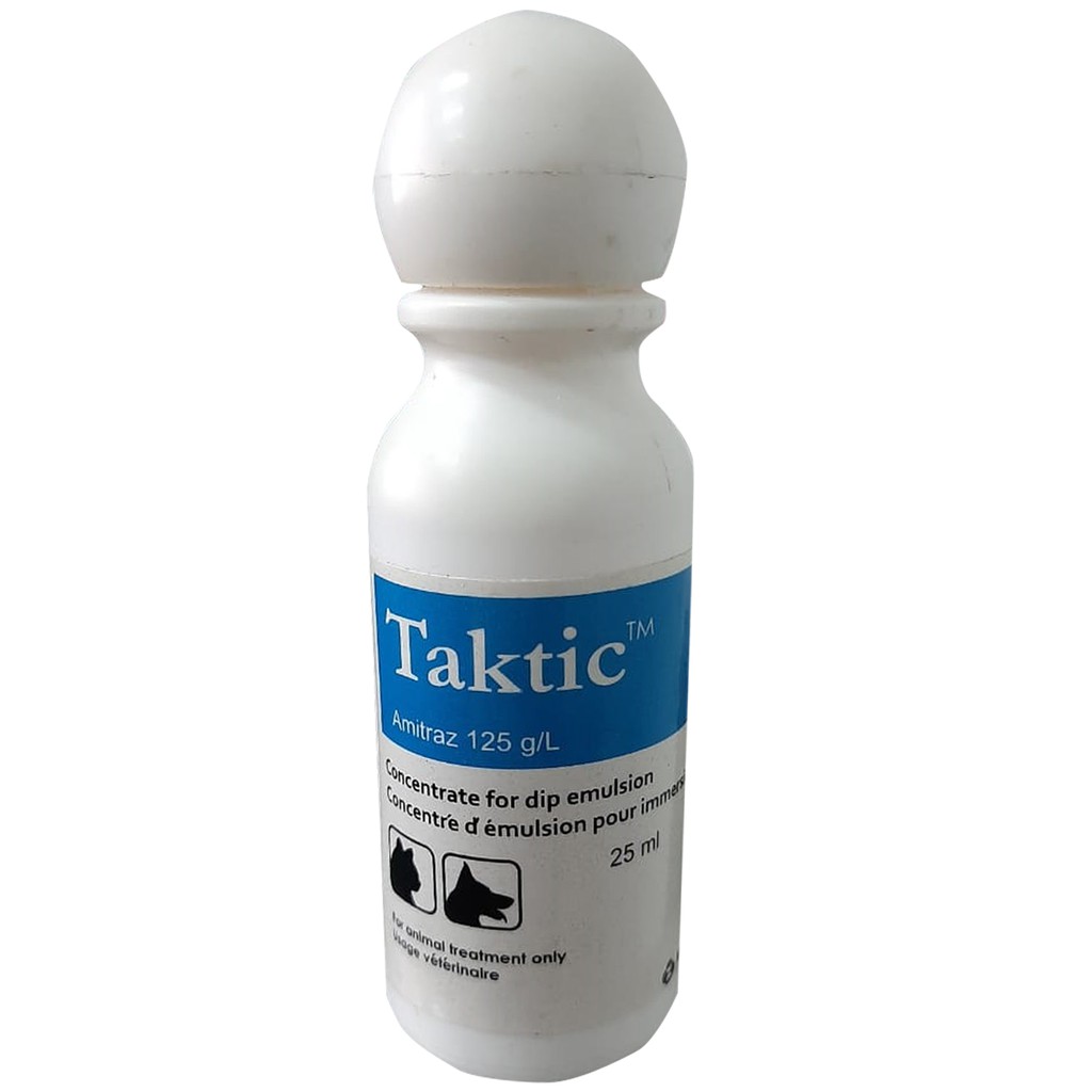 Taktic Amitraz Obat Kutu Jamur Hewan 25 ml