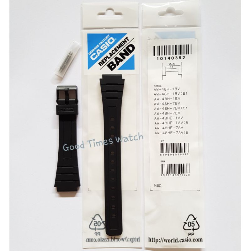 STRAP CASIO AW-48H AW-48HE AW 48H AW 48HE AW 48 Casio Original