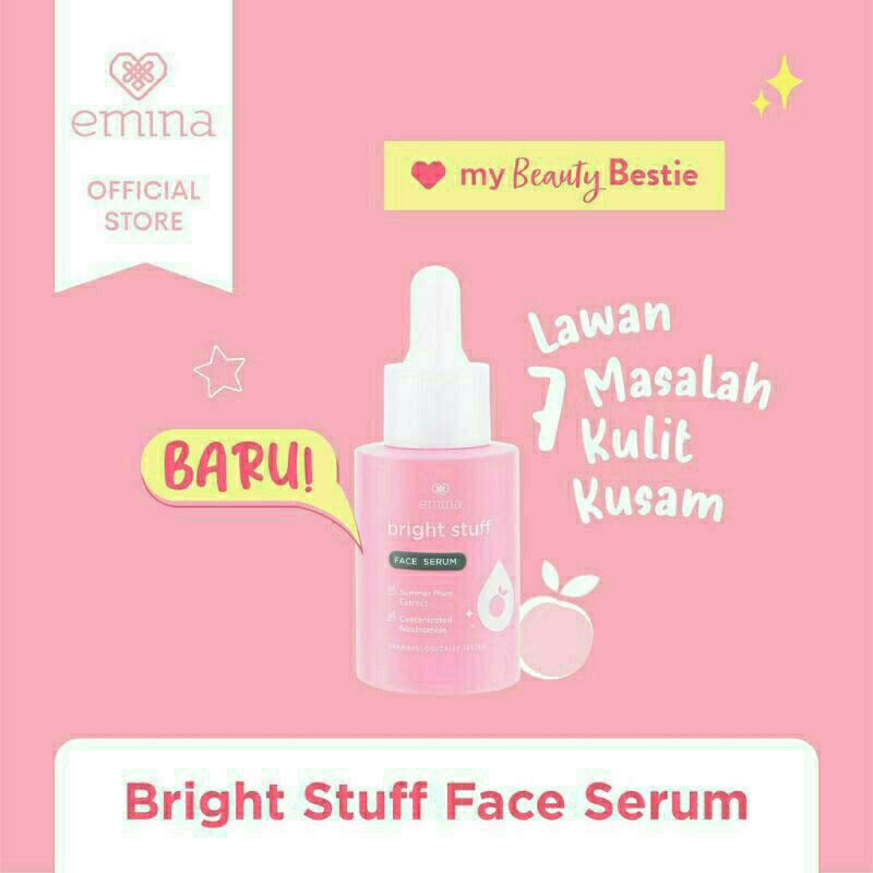 ☃Cutezz_Ching1☃Emina Bright Stuff Face Serum 30ml