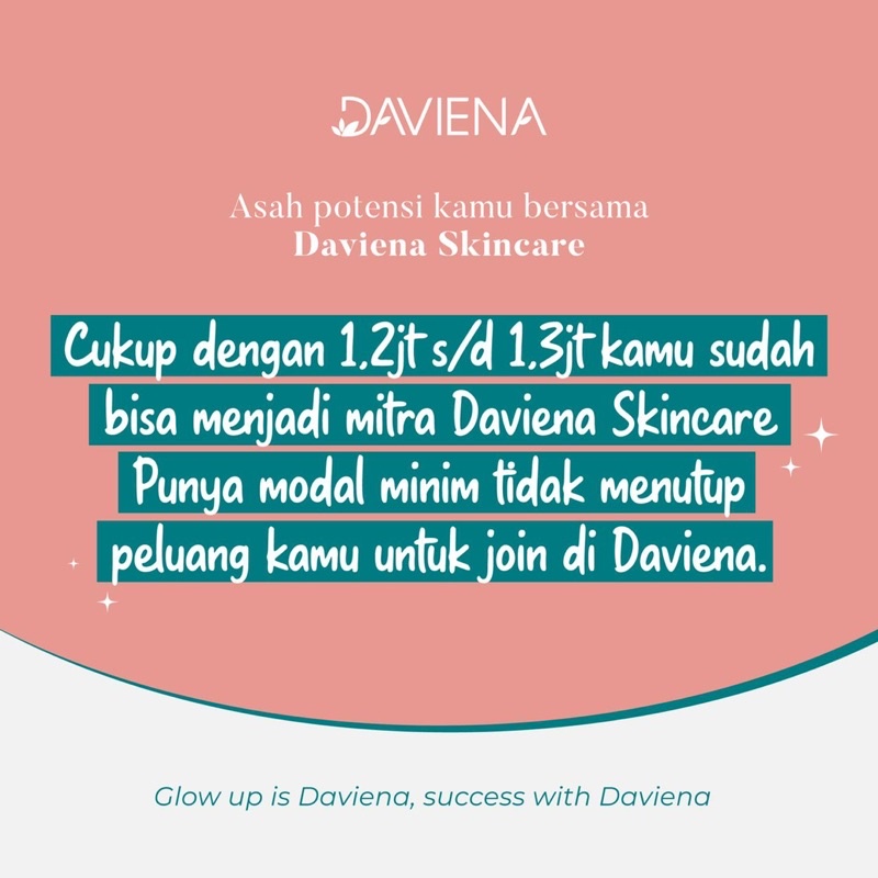 PAKET RESELLER 5 PAKET DAVIENASKINCARE ( TULIS DI PESAN )