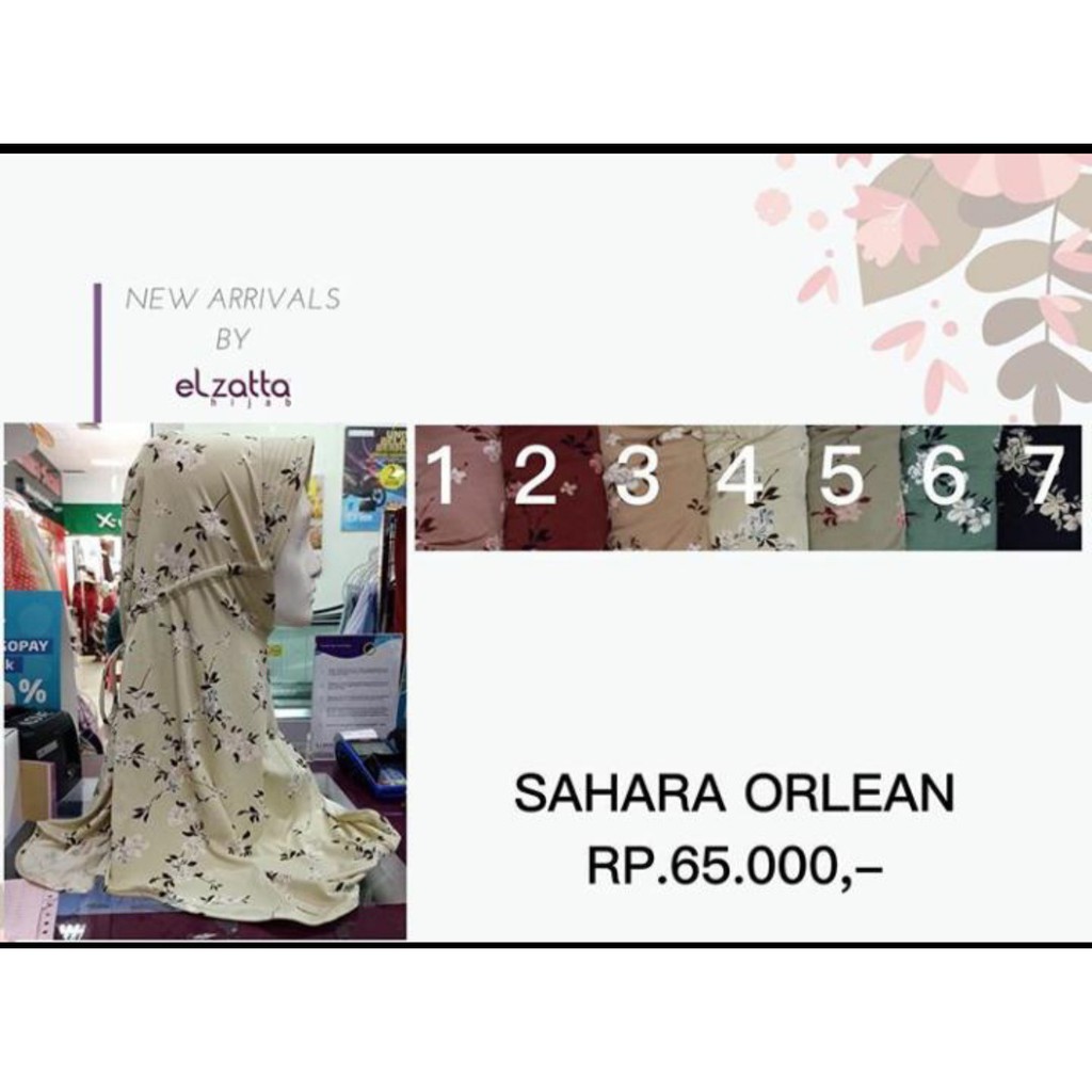jilbab instan  -  jilbab instan sahara orlean  -  jilbab instan motif -  jilbab instan motif terbaru