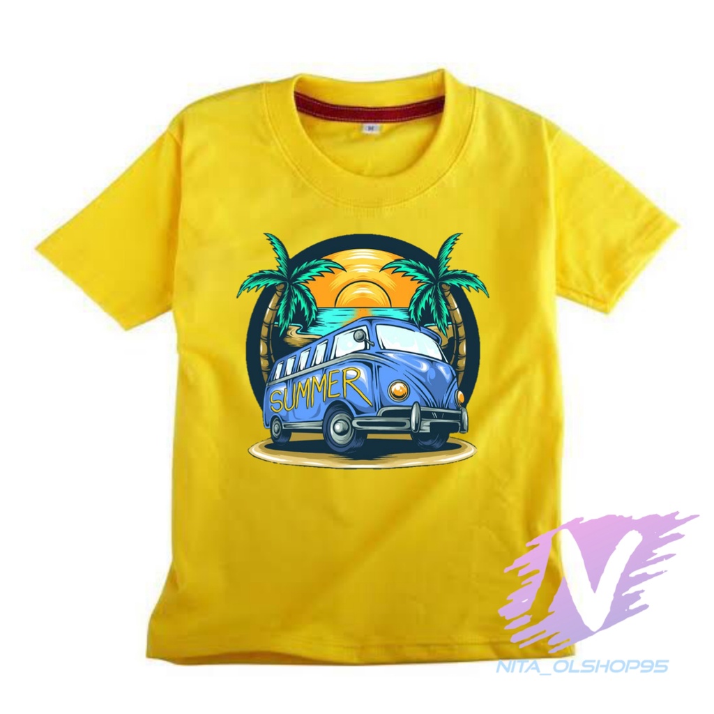 BAJU KAOS ANAK SUMMER ANIMASI