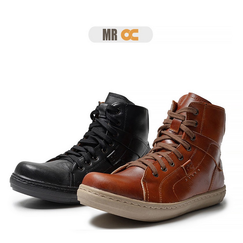 SEPATU KULIT PRIA BOOT MR-OC