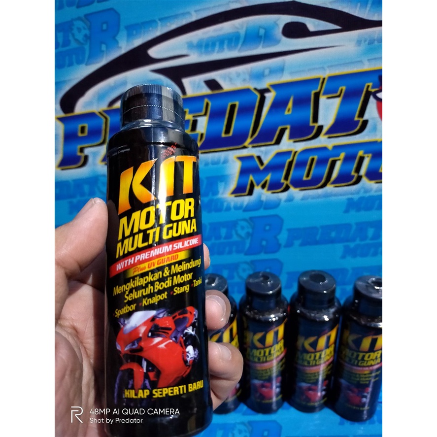 KIT MULTIGUNA PENGKILAP SELURUH BODY MOTOR KILAT SEPERTI BARU 100ML