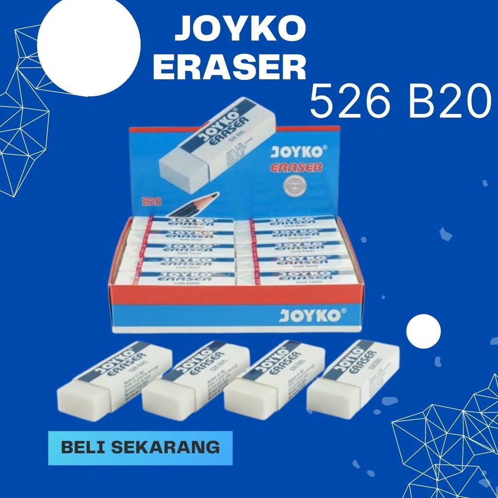 

Penghapus Joyko Besar B20/Hapus/Penghapus/Alat Tulis/Penghapus Murah/Murah/Penghapus Pensil/Penghapus Pensil Mekanik/Penghapus Joyko Besar/Penghapus Joyko/Joyko/Penghapus Joyko 1 Pak/Penghapus Besar/Tulis/Alat Sekolah/Alat Tulis Sekolah/Buku Tulis/Eraser