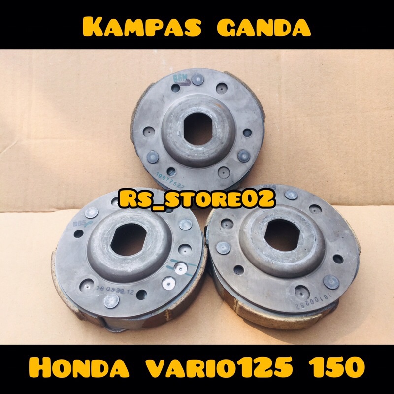 KAMPAS REM BELAKANG HONDA VARIO ORIGINAL / KAMPAS GANDA REM BELAKANG HONDA VARIO 125-150 ORIGINAL