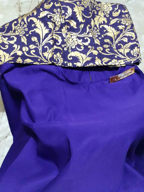 Batik Hazana Batwing Maura Couple - Sania Ruffle Batik Couple Garansi Termurah Shopee