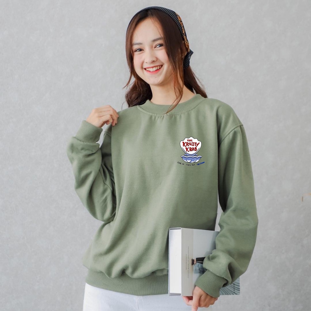 Sweater The Krusty Krab Bikini Bottom | Swater Pria &amp; Wanita Terbaru | Dhea Fashion