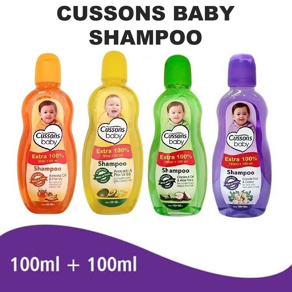 Cussons Baby Shampo 100+100ml Sampo Mandi untuk Bayi