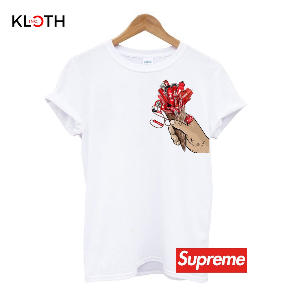 Kaos Sneakers Supreme Hypebeast