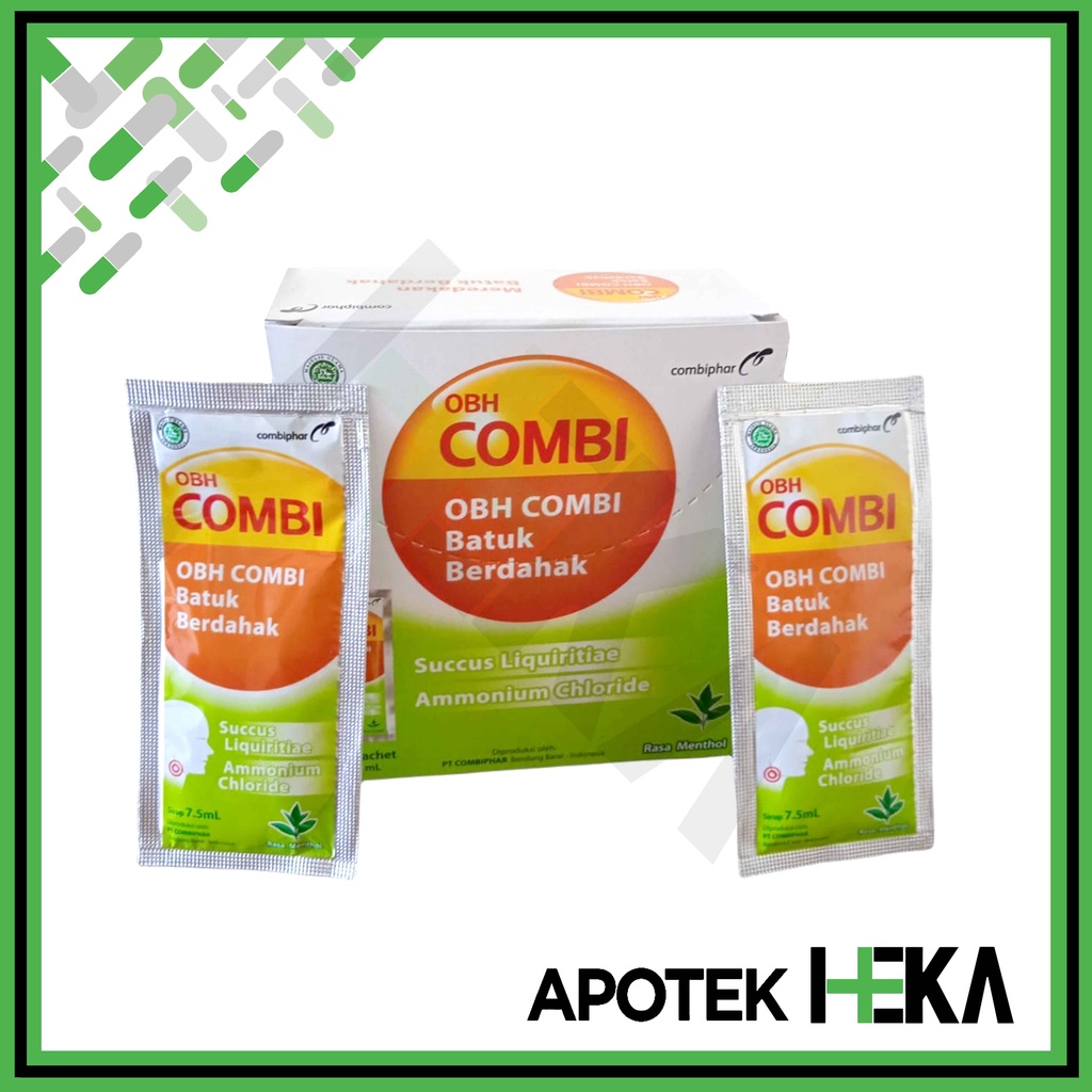 OBH Combi Sachet Box isi 20 Sachet - Obat Batuk Berdahak (SEMARANG)