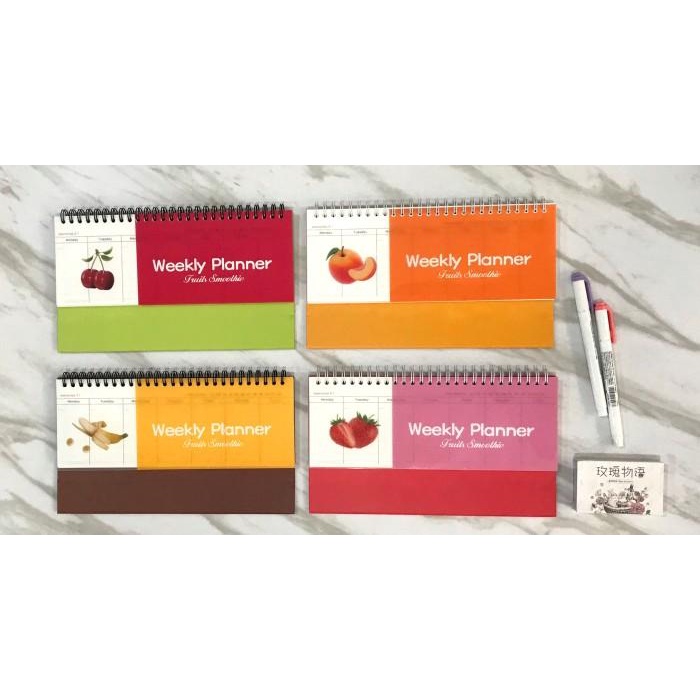

Book Weekly Planner / Buku Agenda Standing Fruity Smoothie
