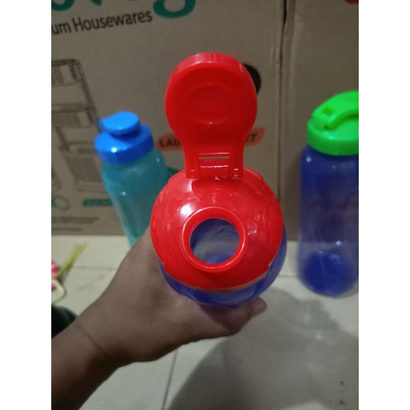 PROMO MURAH tebal botol minum foodgrade sport 1 liter tempat / wadah / botol  minum serbaguna multi fungsi  anti bau/ botol 1 liter frezer kulkas