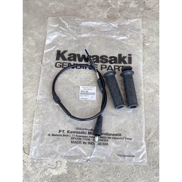 kabel gas ninja RR R SS ninja kiss stang pipa ninja lama kabel gas 2 cabang original kawasaki  KGP 5