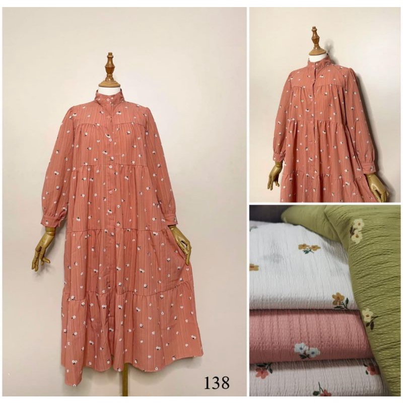 Midii bunga cantik #Harga tidak termasuk belt# original by JADORE