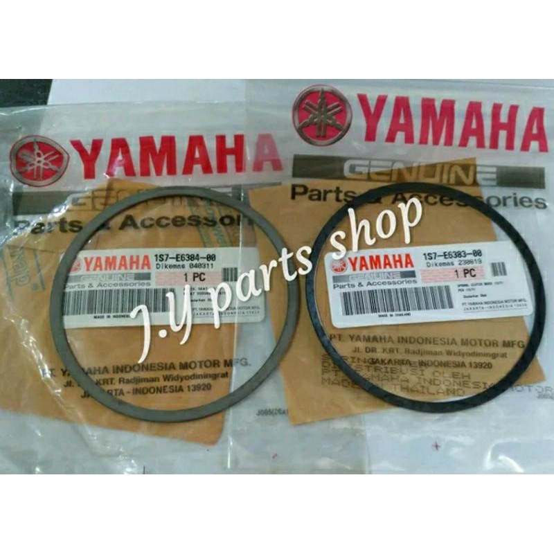 BESI PLAT KOPLING KECIL JUDER 2 PCS JUPITER MX 135 LAMA NEW 55S 4 SPEED ORIGINAL YGP 1S7-E6383 1S7-E
