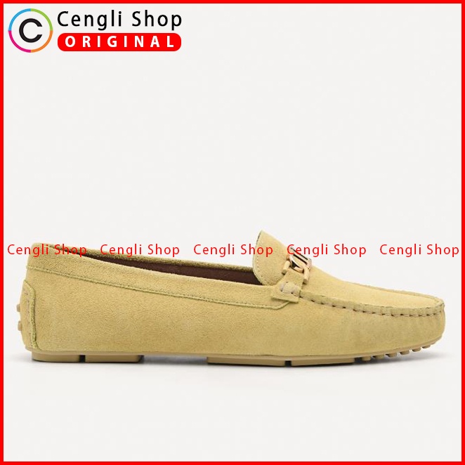 SEPATU PANSUS PEDRO WANITA ORIGINAL LOAFER CASUAL BRANDED KUNING PW008