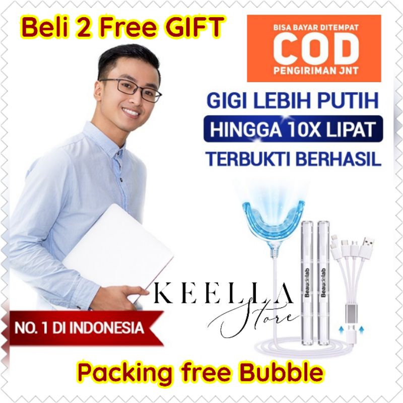 BEAUDELAB DELUXE men women whitening teeth kit beautylab Inc pemutih gigi instan