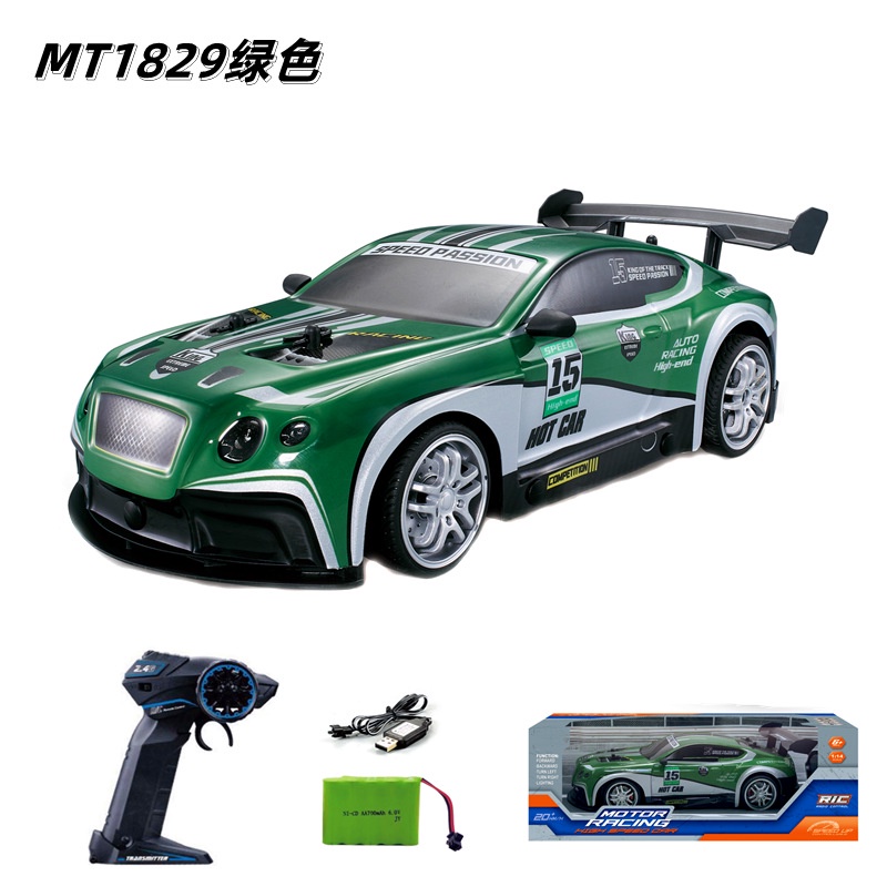 RC Drift Mobil Balap LED 2.4GHz Remote Control Drifting Racing