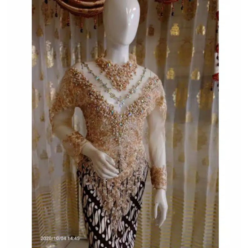 ATASAN KEBAYA BUNGA 3D//KEBAYA ATASAN GAUN WEDDING//ATASAN KEBAYA