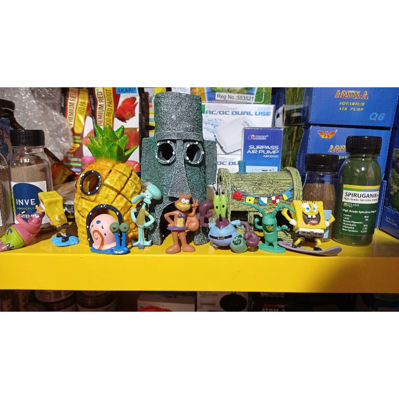 ACTION FIGURE AKUARIUM SPONGEBOB EDITION