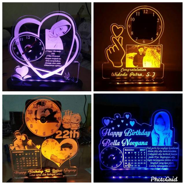 

TERLARIS!! Plakat Lampu / Hadiah Ulang Tahun / Hadiah Ultah / Hadiah Nikah / Hadiah Anniv / Wedding