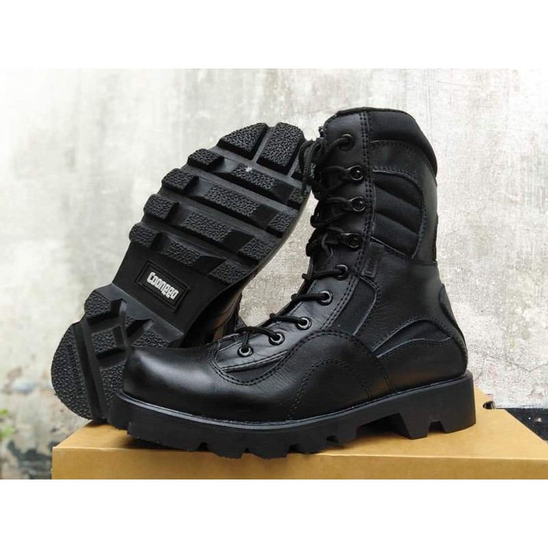 NEW CAANGO Sepatu Pdl Jatah Baru TNI POLRI SECURITY type laras Pdl tni au