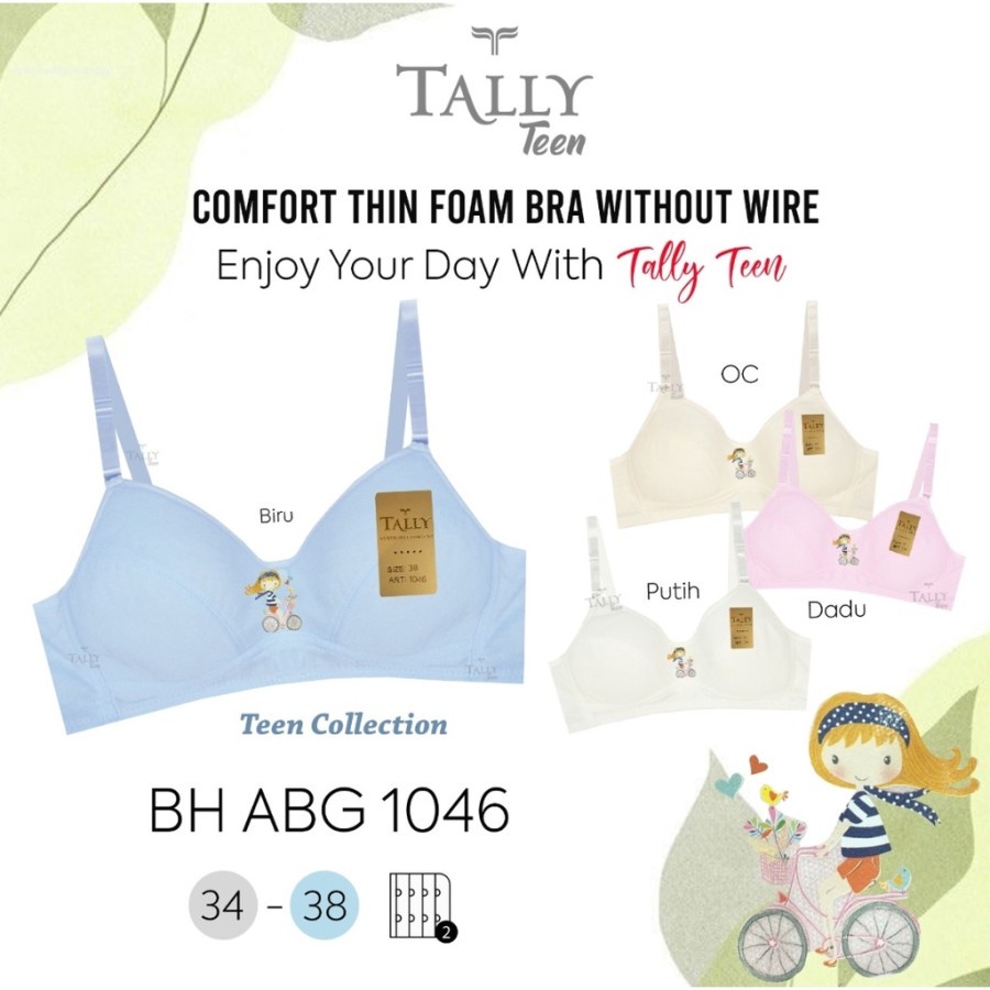 BRA TALLY STEP - TEEN REMAJA 1046 1047 1048 1049