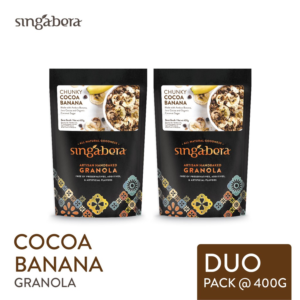 

[Promo] Singabera Granola Chunky Cocoa Banana (Pisang Coklat)