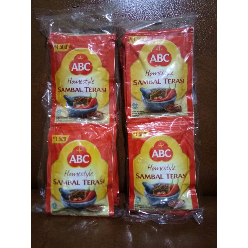 

Sambal Terasi Nusantara ABC (isi 10)