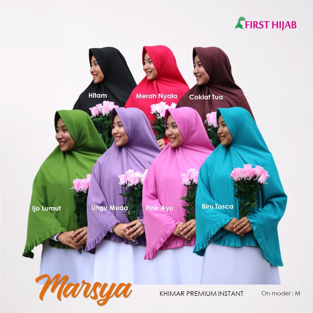 KHIMAR INSTANT | KHIMAR JUMBO | KHIMAR SYARI | Khimar Instant Premium Marsya