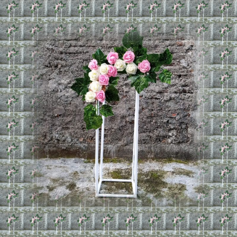 Jual standing flower dekorasi ( standing + bunga ) | Shopee Indonesia