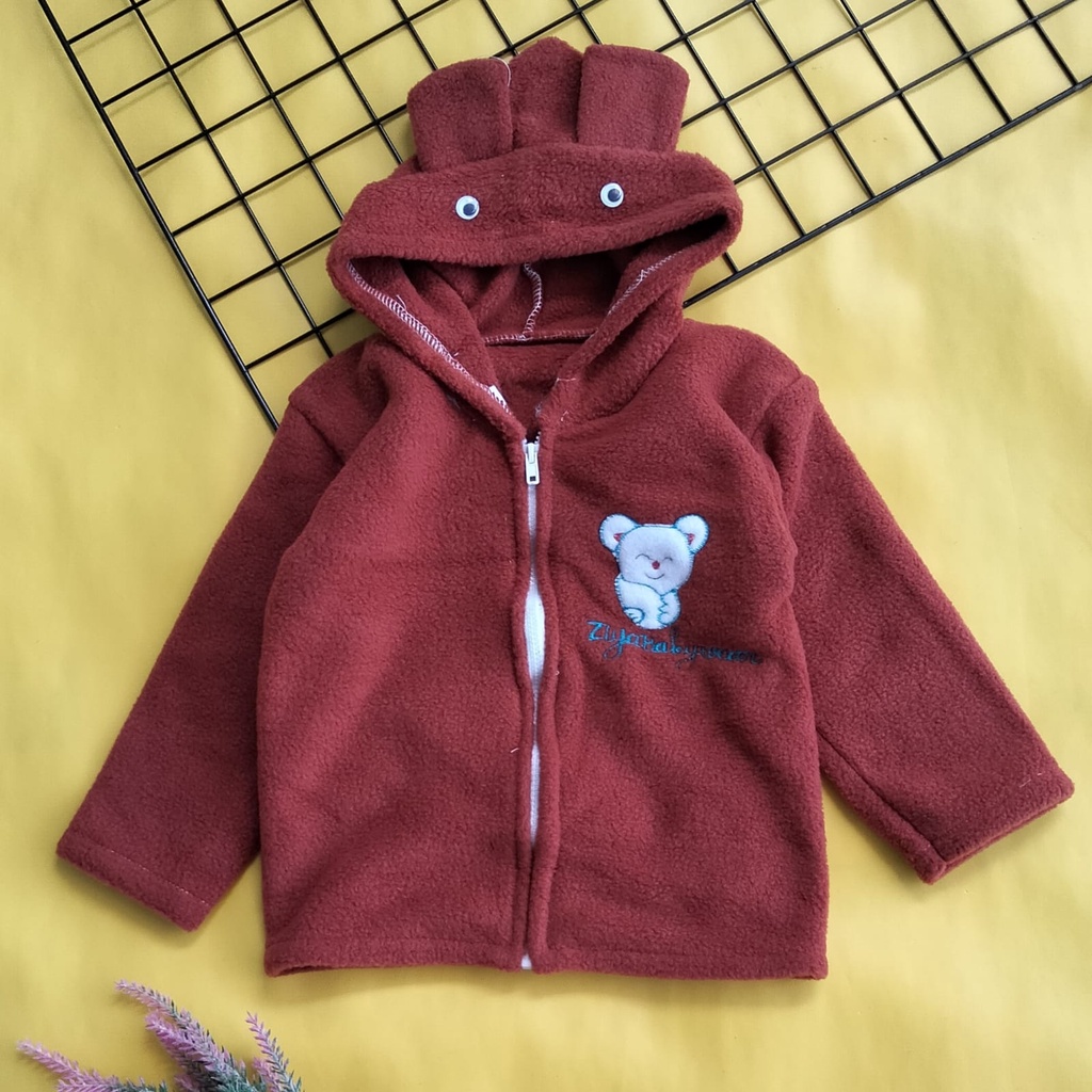 Jaket bayi kuping lucu 3-18 bulan