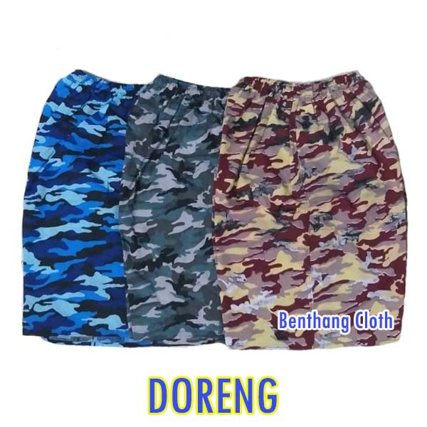 Celana Santai Boxer Dewasa DORENG-GARIS-KARAKTER-HURUF