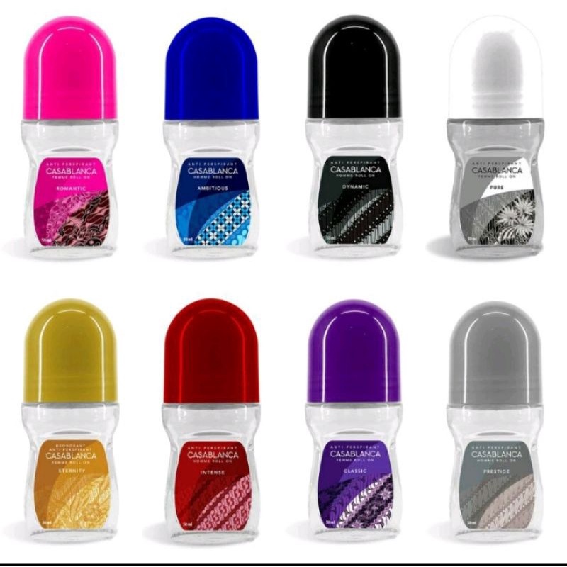 Casablanca deodorant roll on 50ml pria / wanita