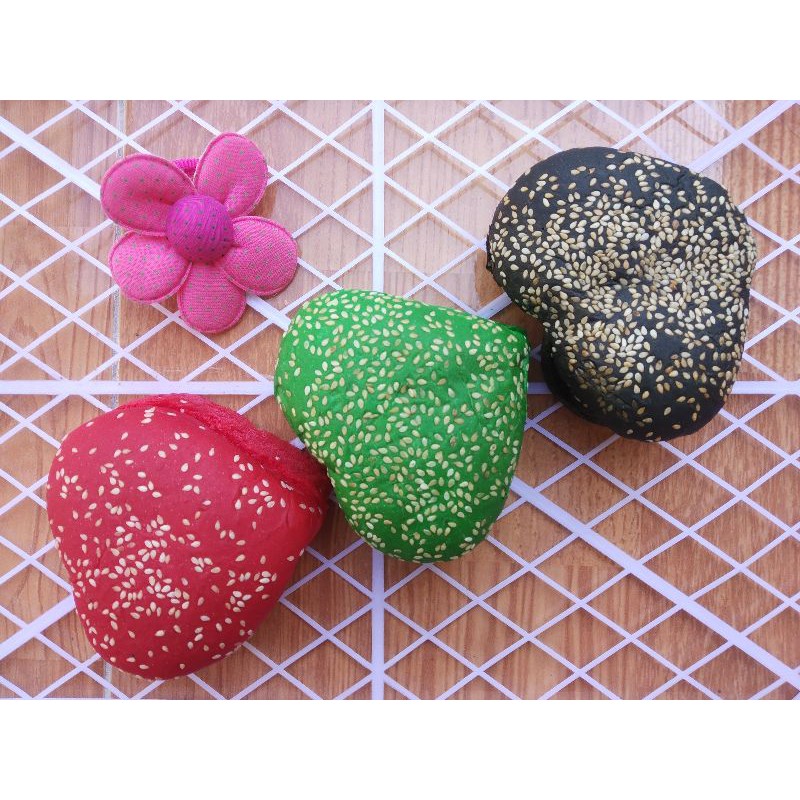 

Roti Burger Love Warna Warni Burger Cinta