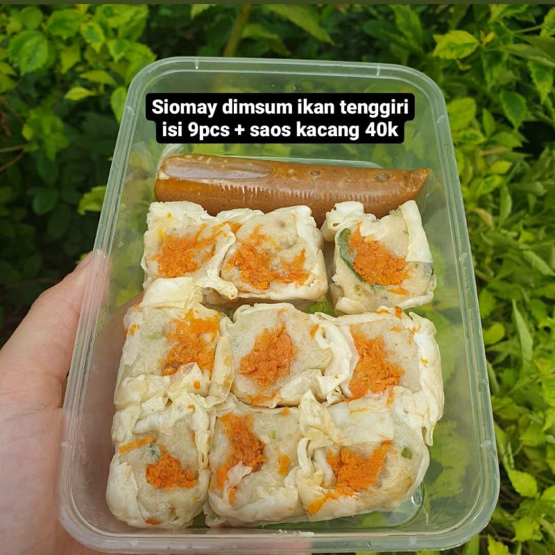 

SIOMAY DIMSUM TENGGIRI + SAOS KACANG