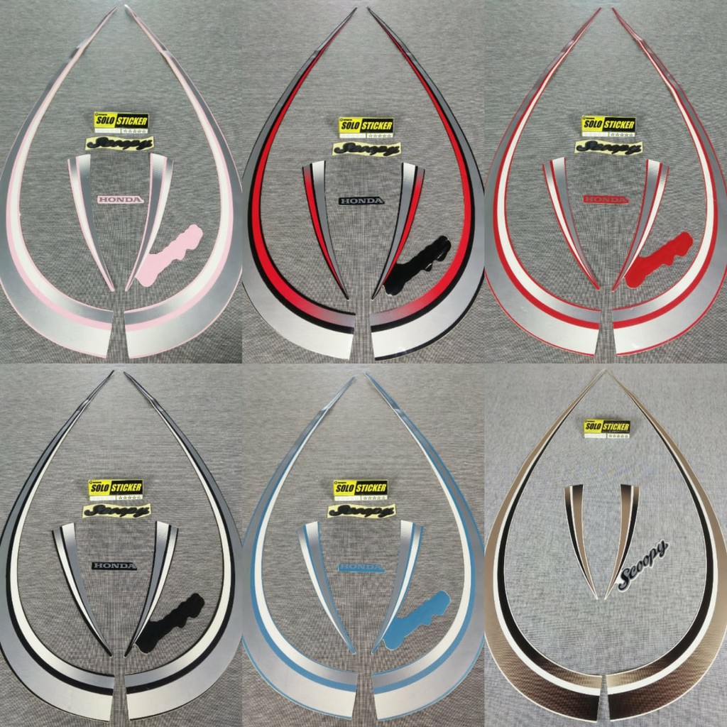 STRIPING SOLO (BISA COD)-Striping Motor Variasi Honda Scoopy 2011-2012