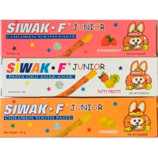 Siwak F junior 50 herbal, odol kesehatan anak , pasta gigi ...